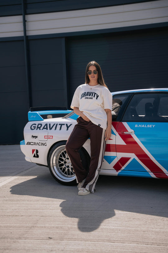 Gravity England Prancing Horse T-Shirt Off-White