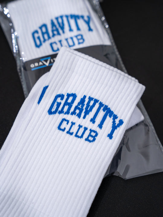 Gravity Club Socks - White/Blue