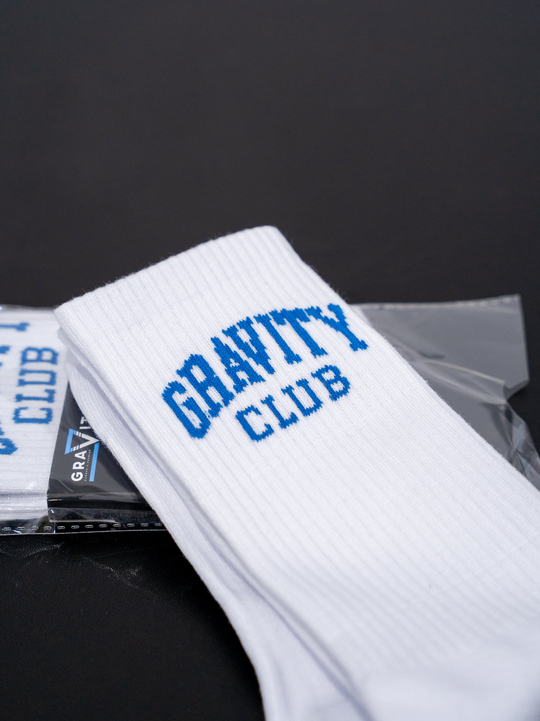 Gravity Club Socks - White/Blue