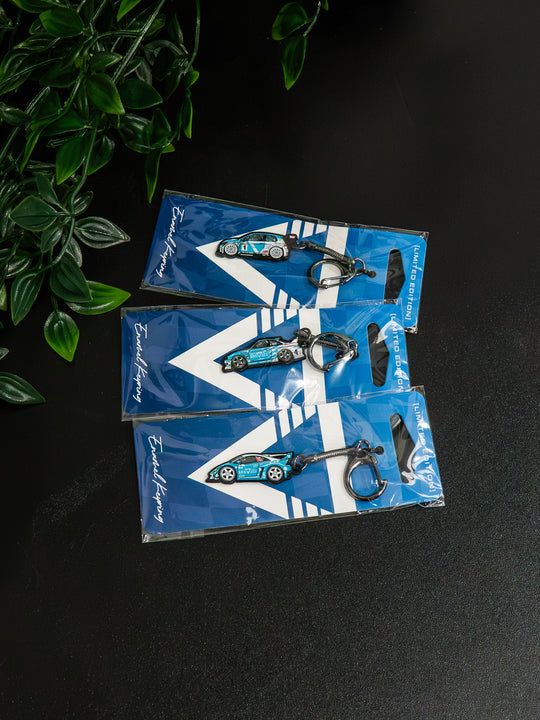 Metal Stamped Enamel Keyring