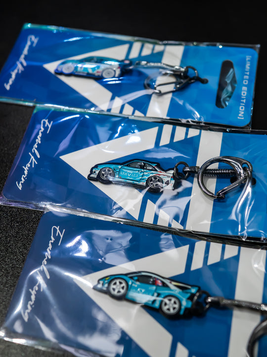 Metal Stamped Enamel Keyring