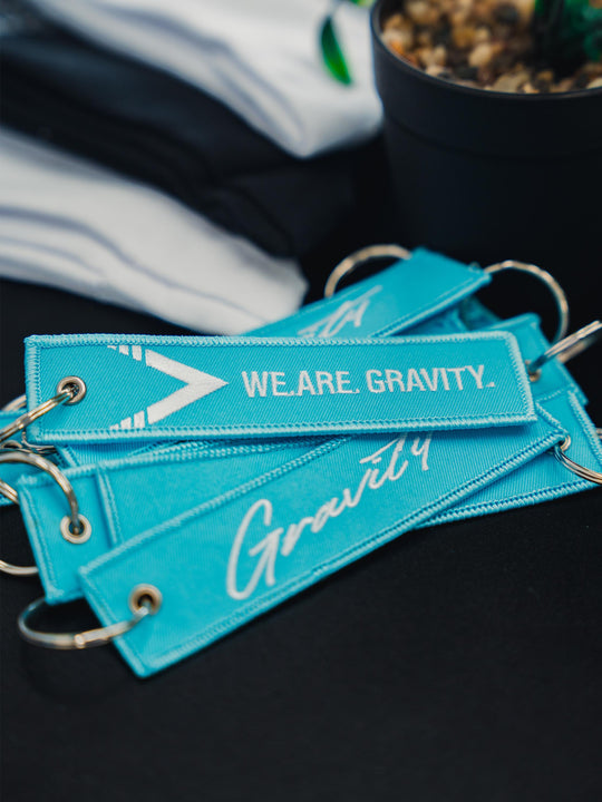 We Are Gravity Signature Flight Tag - Blue