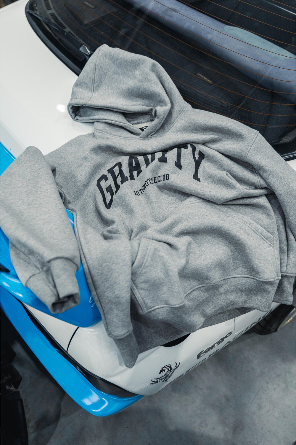 Varsity Club Hoodie - Grey