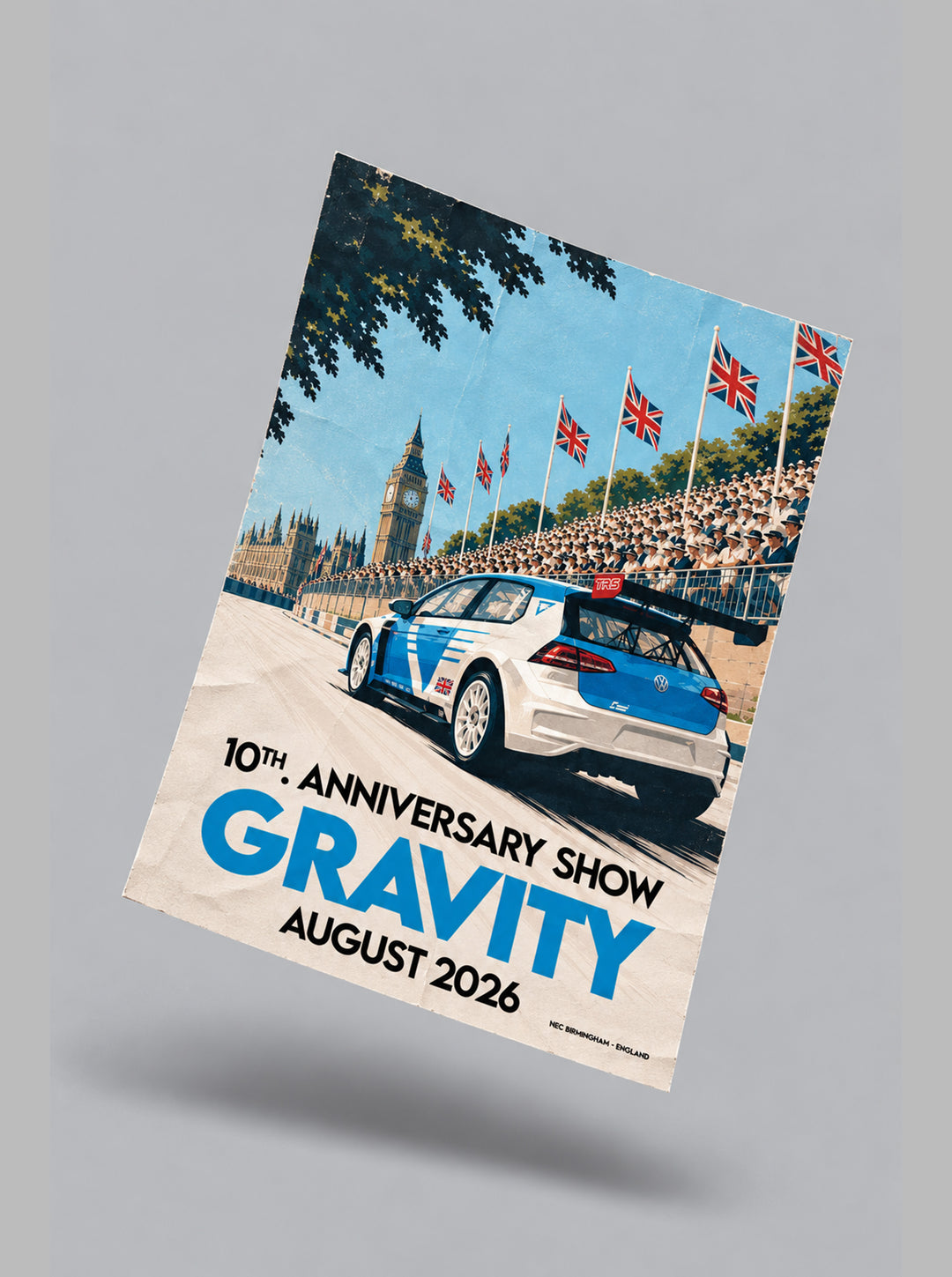 Gravity 2026 Golf TCR Poster