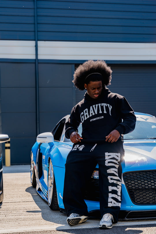 Varsity Club Hoodie - Black
