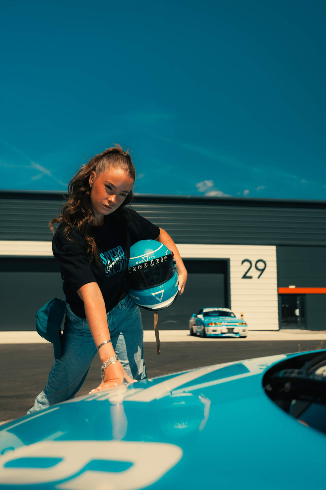 Speed Club Racing T-Shirt - Blue