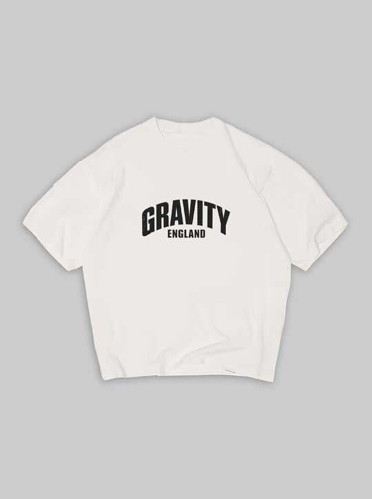 Gravity England Prancing Horse T-Shirt Off-White