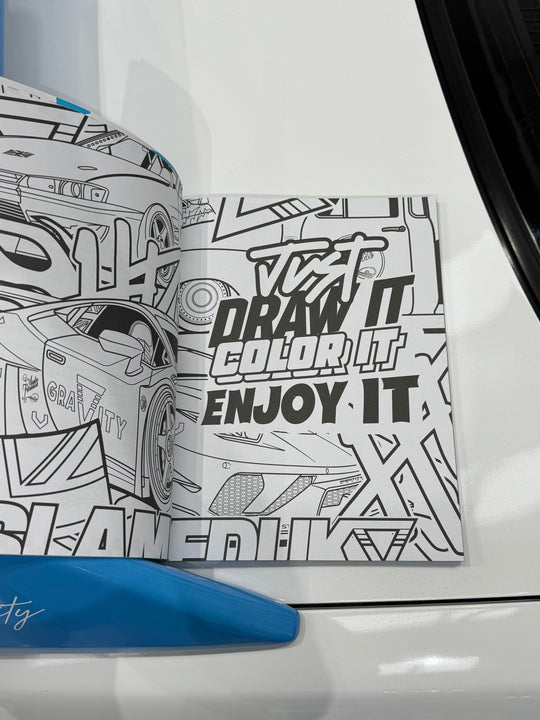 Limited Edition Daniel Vera x Gravity Colouring Book