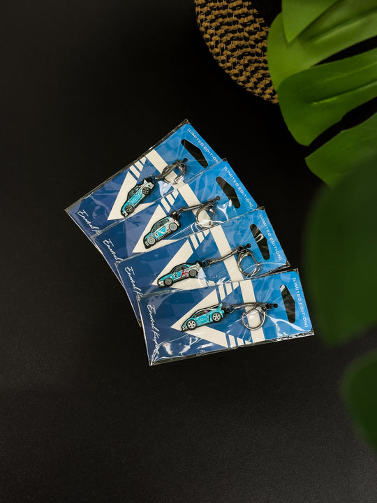 Metal Stamped Enamel Keyring