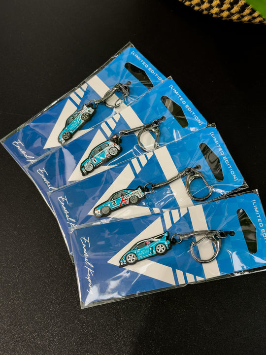 Metal Stamped Enamel Keyring