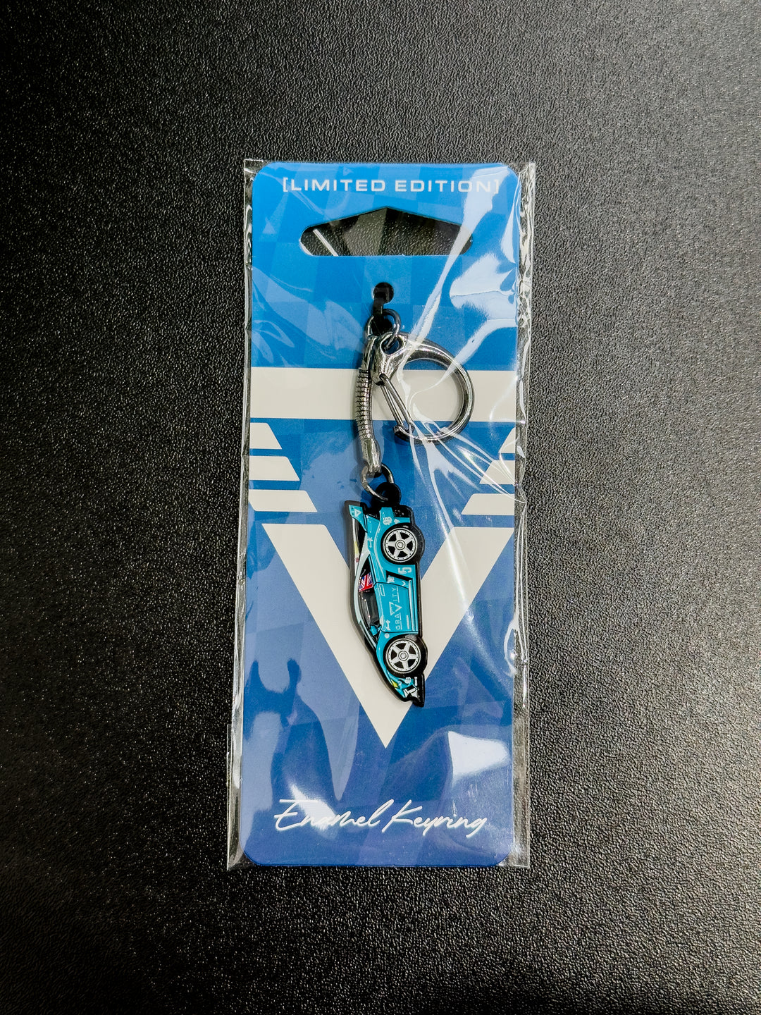 Metal Stamped Enamel Keyring