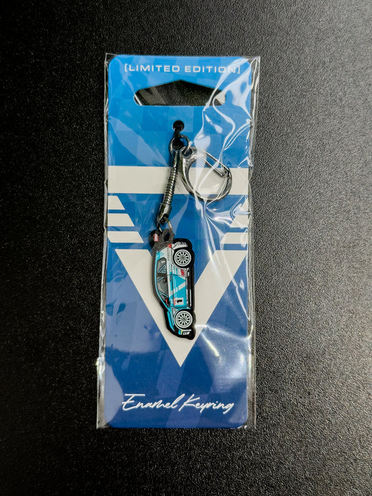 Metal Stamped Enamel Keyring