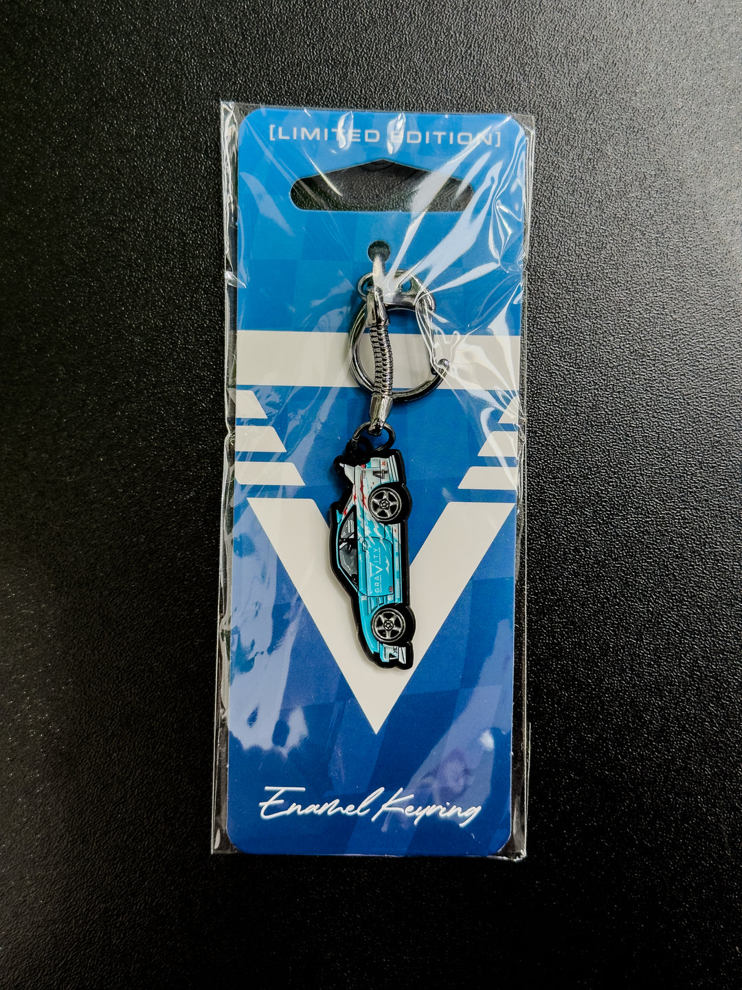 Metal Stamped Enamel Keyring