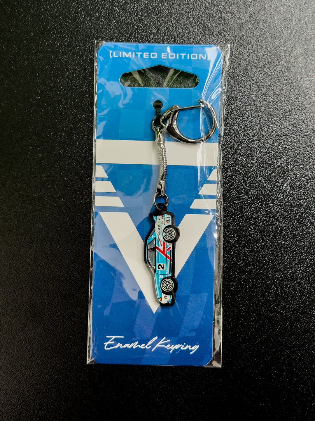 Metal Stamped Enamel Keyring