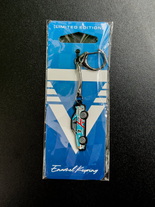 Metal Stamped Enamel Keyring