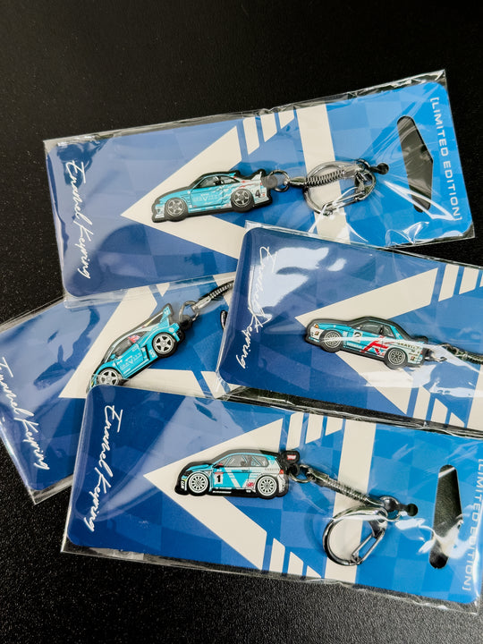 Metal Stamped Enamel Keyring