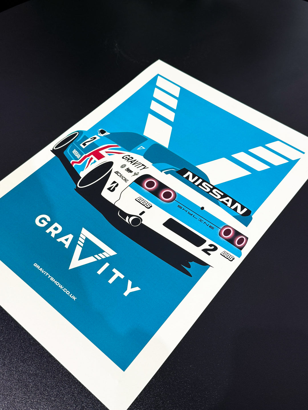 Gravity Skyline Poster