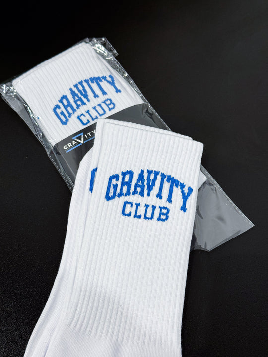 Gravity Club Socks - White/Blue