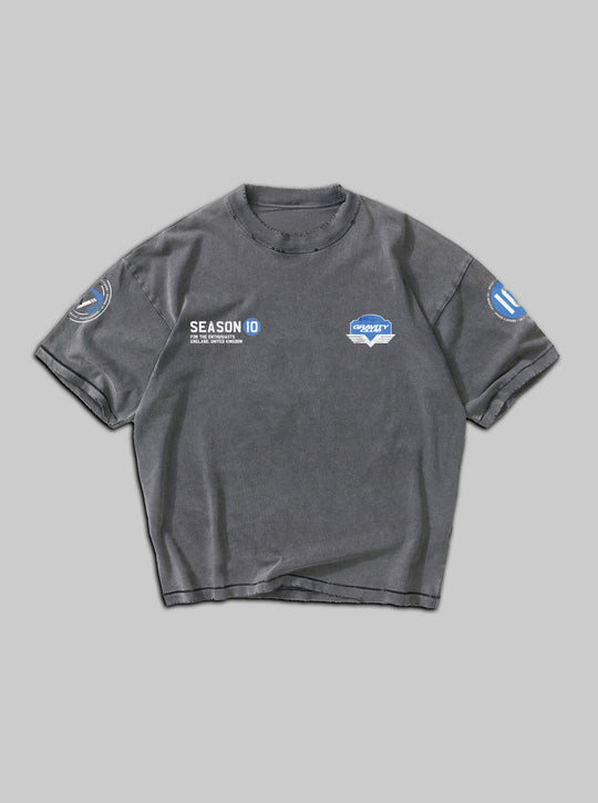 Decennium T-Shirt Washed Grey