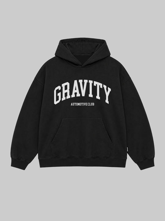 Varsity Club Hoodie - Black