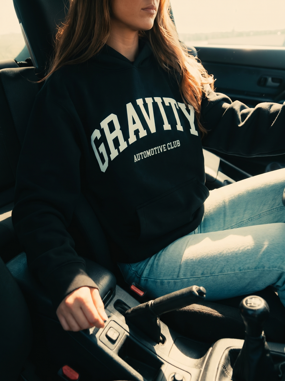 Varsity Club Hoodie - Black