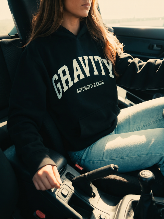 Varsity Club Hoodie - Black